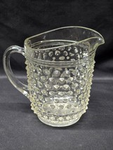 Vintage ANCHOR HOCKING 8&quot; Pitcher HOBNAIL CLEAR 18 Ounce - Made In USA 1... - $398.38 MXN