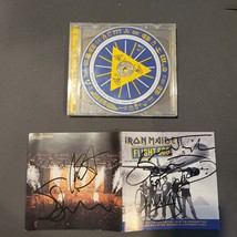 Iron Maiden signed cd Flight 666, Original, 6 members,  Vintage, Great G... - $3,634.79 MXN