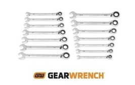 GearWrench KD 86660 14 Piece 90T SAE Ratcheting Wrench Set NEW - £275.75 GBP