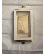 NEW! IHome Portable External Battery 5000 mAh Gold And White 54th And Ma... - $45.70 CAD