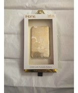 NEW! IHome Portable External Battery 5000 mAh Gold And White 54th And Ma... - £26.39 GBP