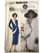 Vtg 1999 Butterick 6003 Jacket w Contrast Lapel, Straight Skirt Suit Sz ... - $165.29 MXN
