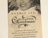 Kathie Lee We Need A Little Christmas Tv Guide Print Ad Kenny Rogers TPA14 - $5.93