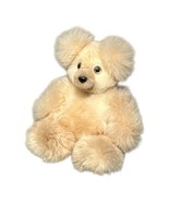 Alpaca Fur Teddy Bear Plush Brown Lovey Furry Fuzzy Soft Soothing Brusha... - €21,09 EUR
