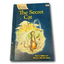 Vintage Wonder Book Secret Cat Tamara Kitt Easy Reader HC 1961 - $27.71