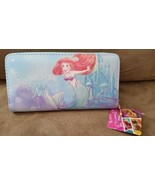 DISNEY LITTLE MERMAID ARIEL WALLET Brand New 7&quot; 8&quot; JAPAN TOREBA Courage ... - $61.53 CAD
