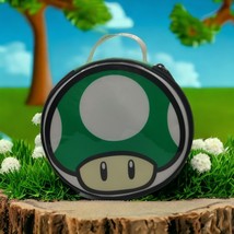 Nintendo Amiibo Super Mario Green Mushroom 1-Up Storage Carry Case Bag Pre-owned - £25.41 GBP