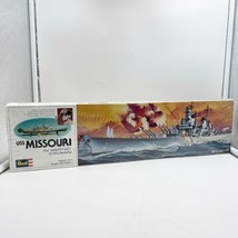Vintage NIB Revell Model Kit MIGHTY MO USS Missouri Battleship H-301 SEA... - £31.49 GBP
