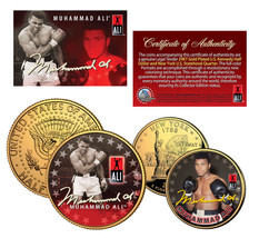 MUHAMMAD ALI New York Quarter &amp; JFK Half Dollar 2-Coin Set *OFFICIALLY L... - £10.41 GBP