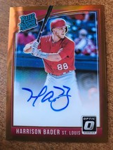 HARRISON BADER AUTOGRAPHED ROOKIE CARD  - $20.00