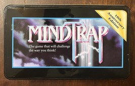 Mind Trap Game 10th Anniversary Tin 2000 Pressman Toys Complete Great Condition - $11.17