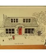 Elm Street House Ink Rendering Greeting Card - €8,52 EUR
