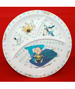 Peanuts Snoopy Shelina Melamine Ware Children Child Divided Plate Bowlin... - £30.14 GBP