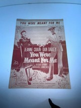 You Were Meant for Me 1929 Sheet Music Jeanne Craig Dan Dailey Movie Tie-In - $5.93