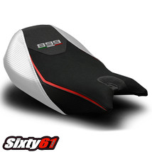 Ducati Panigale 899 Sedile Cover 2013-2015 Luimoto Veloce Tec-Grip Nero Bianco - $154.82
