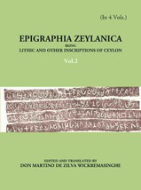Epigraphia Zeylanica Being Lithic And Other Inscriptions Of Ceylon Vol. 2nd - £22.15 GBP