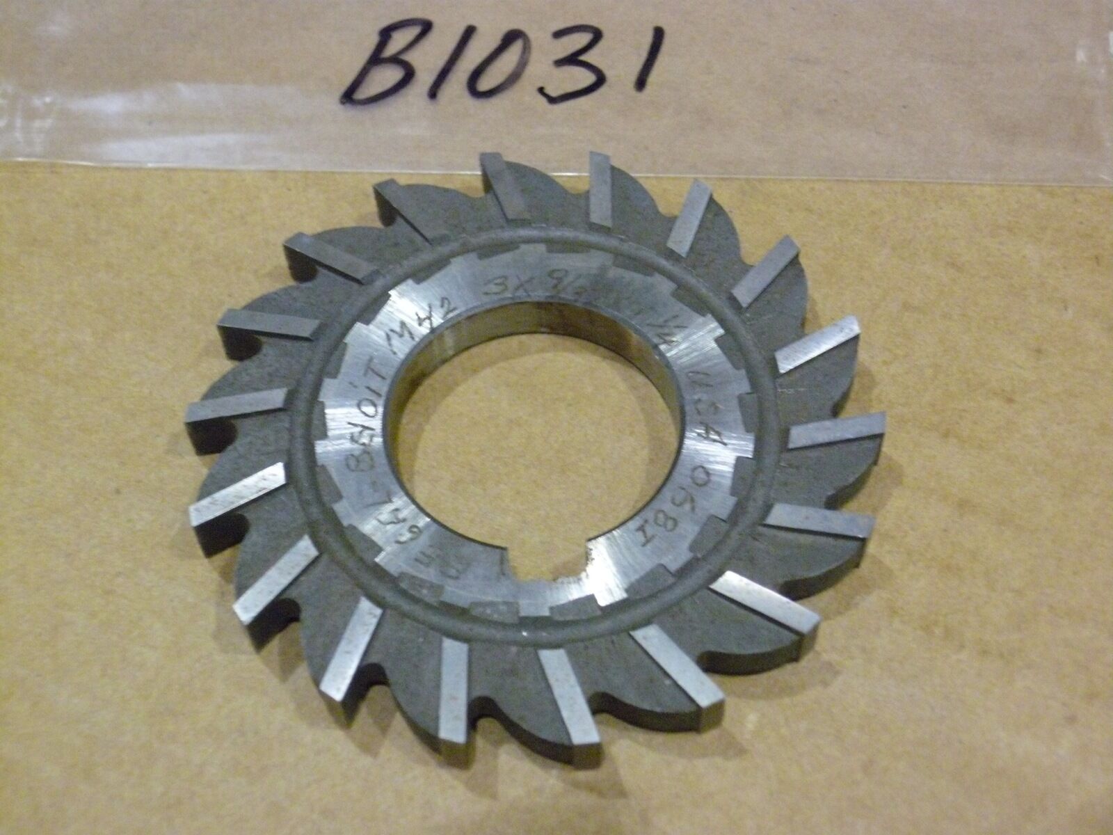 REGAL - BELOIT 3&quot; x 9/32&quot; x 1-1/4&quot; Milling Cutter (NOS) - $35.00