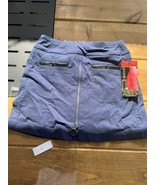 NWT Jamie Sadock Golf Skirt Skort, Women&#39;s Size 2, Blue, Zipper Pockets - $562.17 MXN