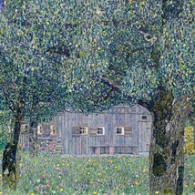 11442.Decor Poster.Room Wall.Home art design.Gustav Klimt painting Farm House - £12.49 GBP+