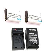 TWO 2X LB-060 Batteries + Battery Charger for Pentax XG-1 Digital Camera... - $23.39