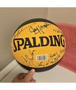 1994 / 95 Utah Jazz Team Signed Spalding Basketball Vintage - €115,80 EUR