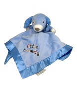 Stepping Stones Blue Little Buddy Puppy Dog Baby Lovey Security Satin Back - £18.71 GBP