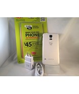 Straight Talk Samsung Galaxy S5 White run&#39;s on Verizon&#39;s 4G XLTE Towers ... - $128.69