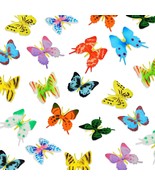Plastic Butterflies Toy Butterflies Action Figure Art Lifelike Butterfly... - £25.94 GBP