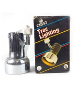 Vintage Crest Track Lighting Lamp Light, Sealed in Box UL Listed CHROME ... - $32.85 CAD