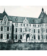 C1915 The Bishops Palace Sherbrooke Quebec Photogravure Canada Early Car... - €17,06 EUR