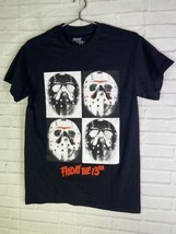 Friday the 13th Jason Voorhees Horror Pop Art Black Short Sleeve T-Shirt Size S - £13.85 GBP