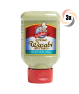 3x Bottles Woeber&#39;s Supreme Wasabi Mustard Sauce  | 10oz | Fast Shipping - £17.41 GBP