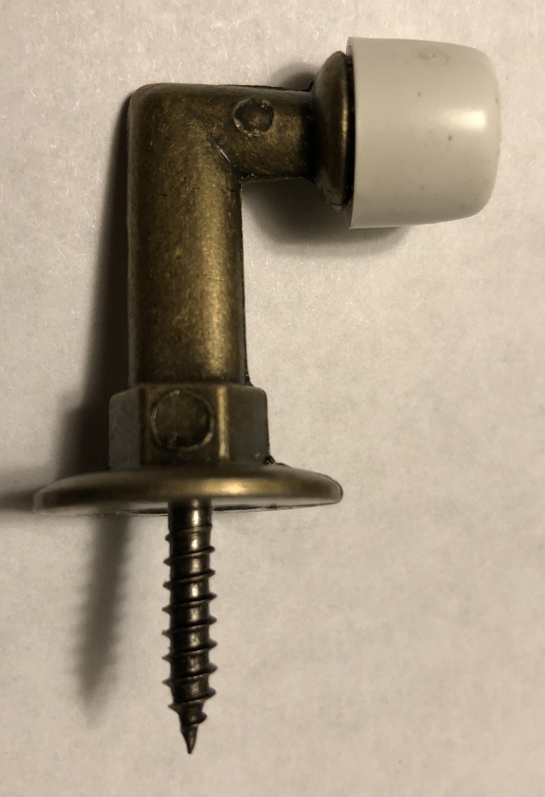 Stanley 57-1045 Floor Doorstop In Antique Brass - $6.32
