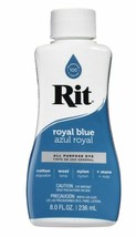 Rit All-Purpose Liquid Dye, Royal Blue, 8 fl oz - £4.65 GBP