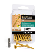 Hillman 42591 Deck Plus Deck Screws, #8 x 1-5/8 in., Tan, 75-Pack - €18,85 EUR