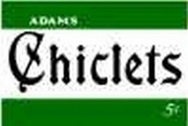 Chiclets Sign Small Green Flyerville MINI-CRAFT American Flyer Buildings Parts - £5.01 GBP