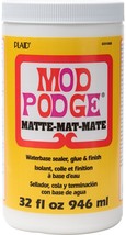 Mod Podge Matte Finish-32oz.1 Pack of 1 Piece - £22.26 GBP