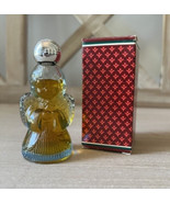 Vintage Avon Blue Christmas Angel Cologne Bottle Near Full W/ Box - $13.36