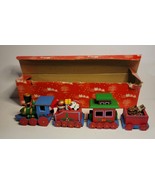 Enesco wooden Vintage Christmas Train in Original Box - £44.89 GBP