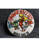 Pinback Button Panatoplettes World Tour &#39;90 1990s Band One Badge Pin - £10.38 GBP