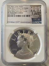 2017 S- American Liberty Silver Medal- 1oz- NGC PF70 Ultra Cameo - £137.29 GBP
