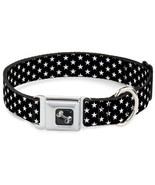 Mini Stars Black &amp; White Dog Collar - £17.23 GBP