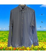 Men&#39;s Ralph Lauren Button Down Shirt Large 100% Cotton Blue Pink Plaid LS - $266.59 MXN