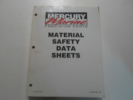 Mercury Marine Precision Parts Material Safety Data Sheets Manual FACTORY OEM - £15.29 GBP