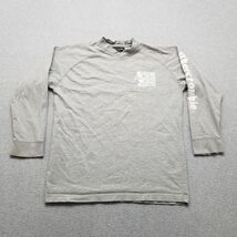 Abercrombie Fitch Shirt Mens Medium Gray Long Sleeve Crew Neck Ski School - $20.59 CAD