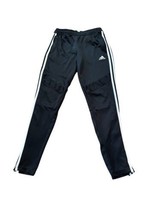 Adidas Climacool Training Soccer Pants Tapered Track Black Striped Size Small - £12.85 GBP