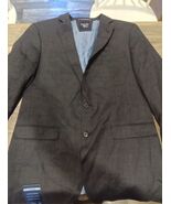 Original Penguin Mens Dark Gray Wool Blend Suit Jacket Blazer 42L NWT. A2 - $44.54