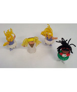 Vintage small rubber plastic cabbage patch 4 piece figurine set ballerin... - £15.90 GBP