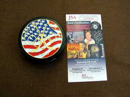 Jim Craig 1980 Gold Olympics Hockey Champs Signed Auto Limited Olympic Puck Jsa - £196.12 GBP