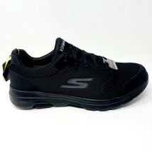 Skechers Go Walk 5 Qualify Black Mens Athletic Trainers Shoes - £47.15 GBP